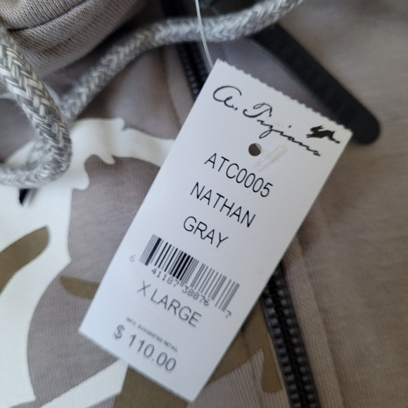 A Tiziano men Hoodie front zipper - Picture 5 of 5